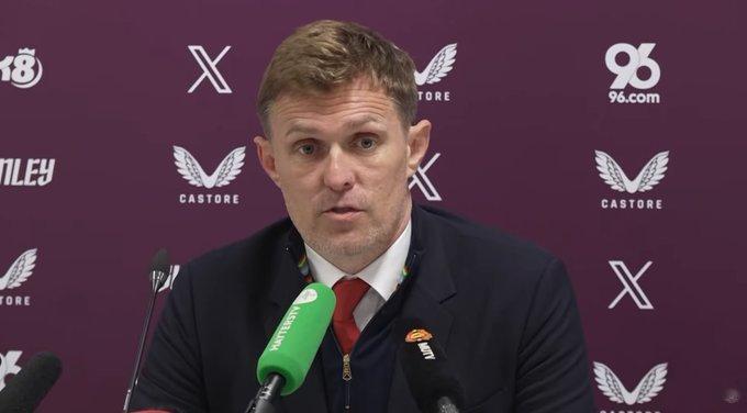 弗莱彻：“我认为很明显，我们整个赛季都太轻易丢球了。”伯恩利2比2曼联