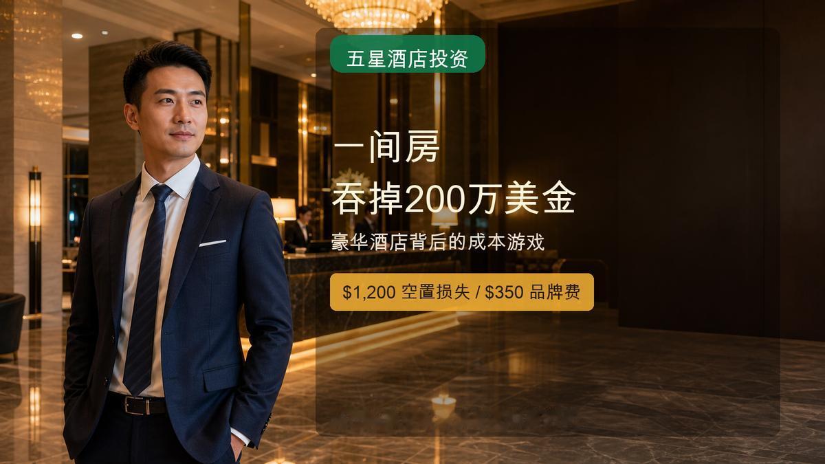 大理石地面反射着水晶吊灯的光，门童接过 Louis Vuitton 行李箱，前台