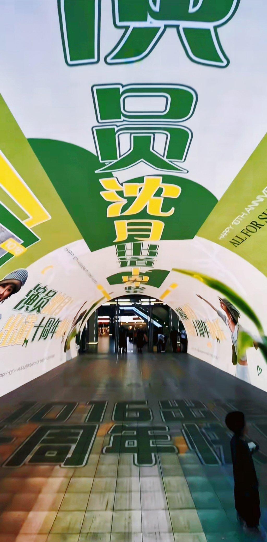 沈月[超话]沈月拾光为序心月同行沈月出道十周年快乐 感觉很不错哦，绿绿的很养眼[