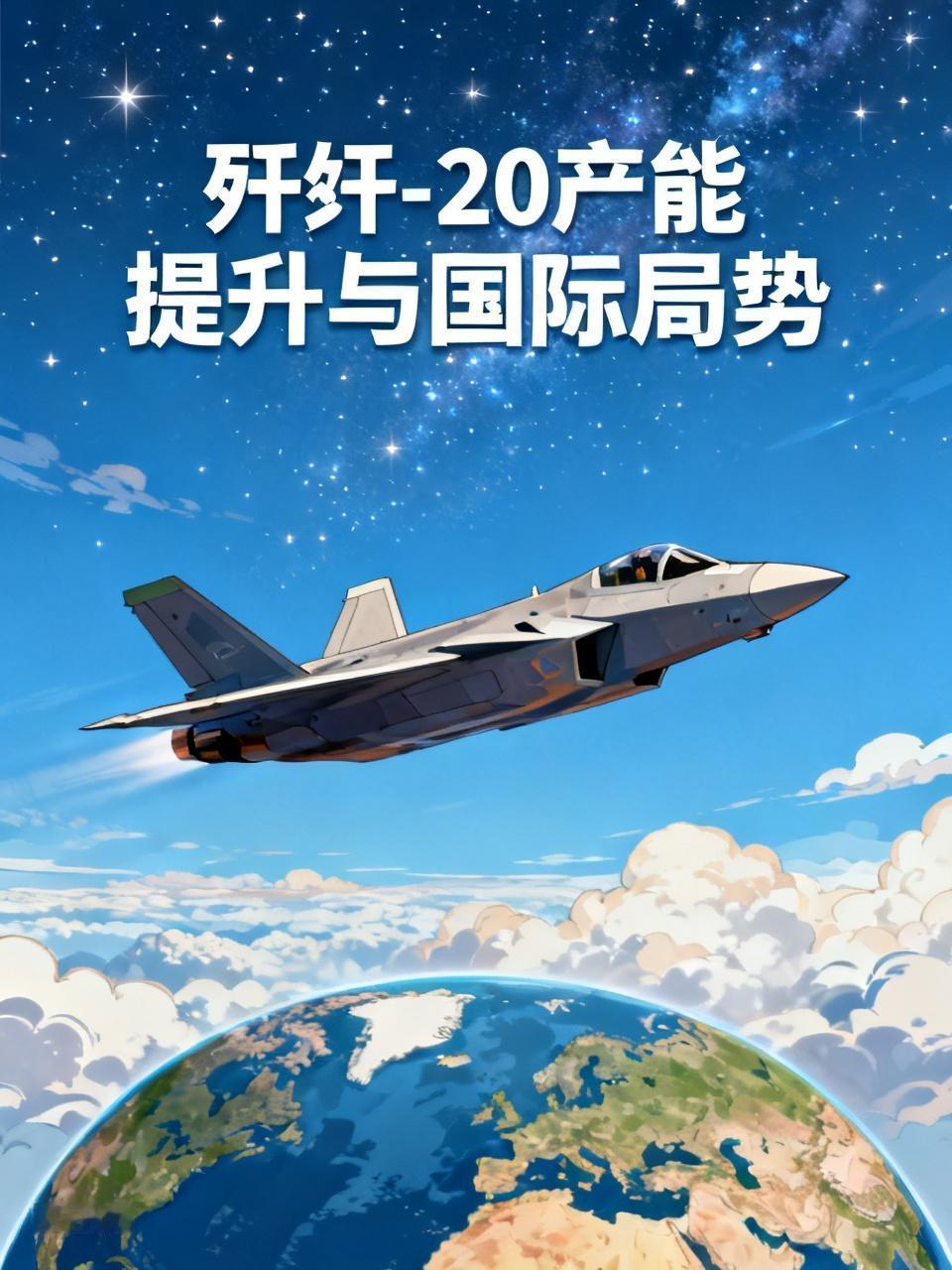 若歼 - 20产能得以提升，对国际局势的影响不容小觑。连美媒都对歼 - 20心怀