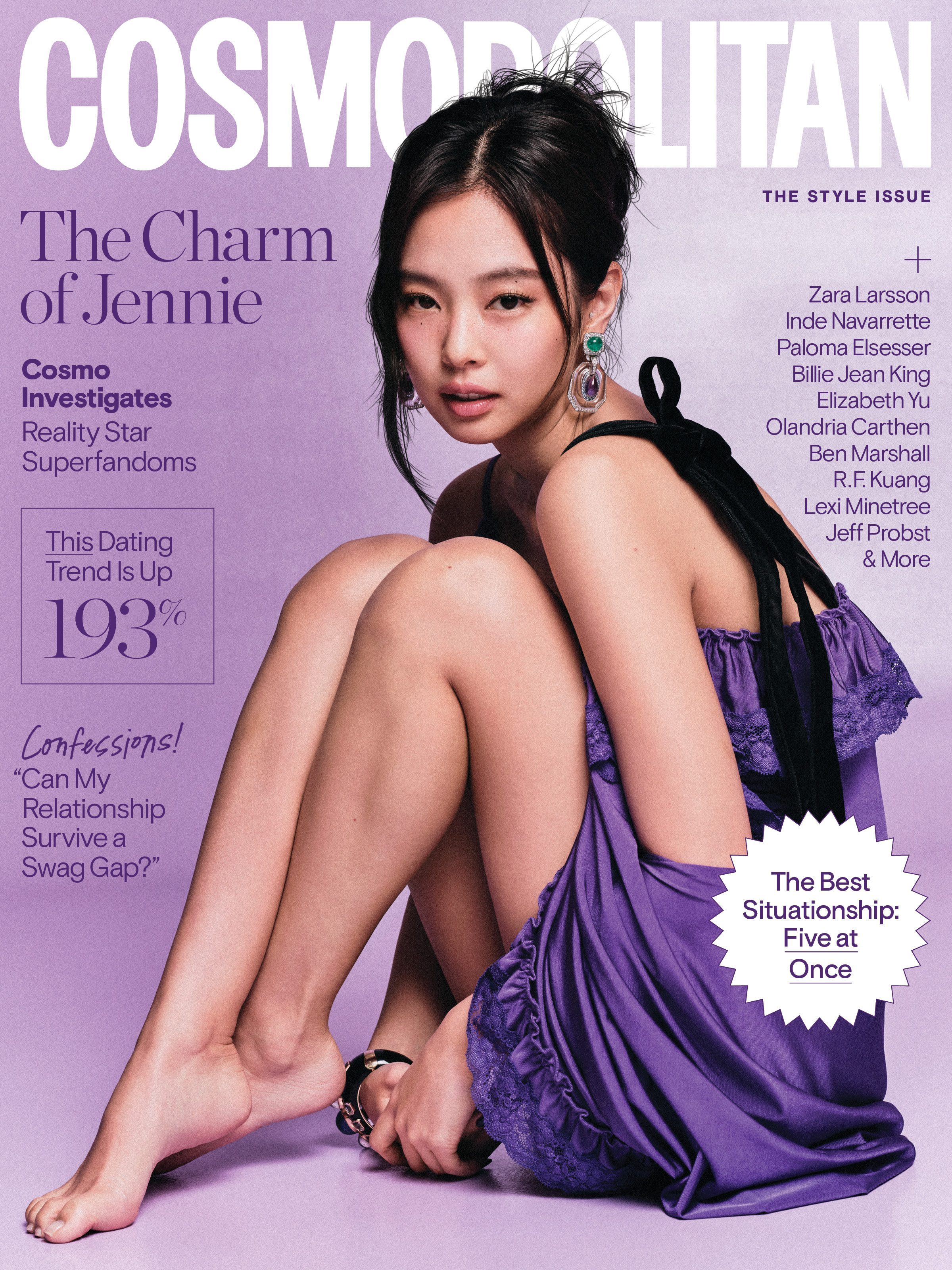 Jennie x Cosmopolitan US Fall 2026的九套造型: