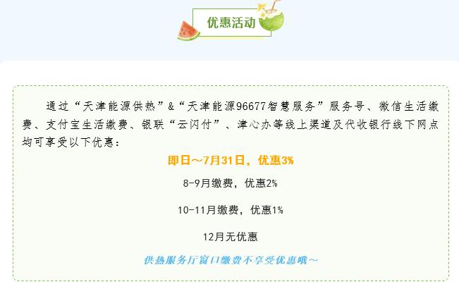 顶格优惠即将结束！天津的街坊邻居们，赶紧停下手头的活儿看一眼！能源集团采暖费的“
