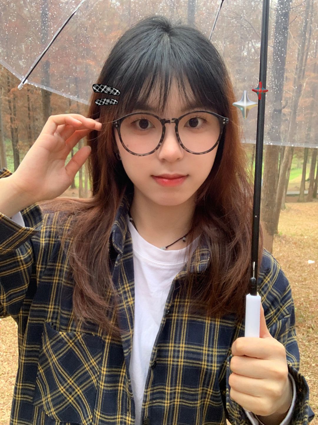 下雨了一起散步吗