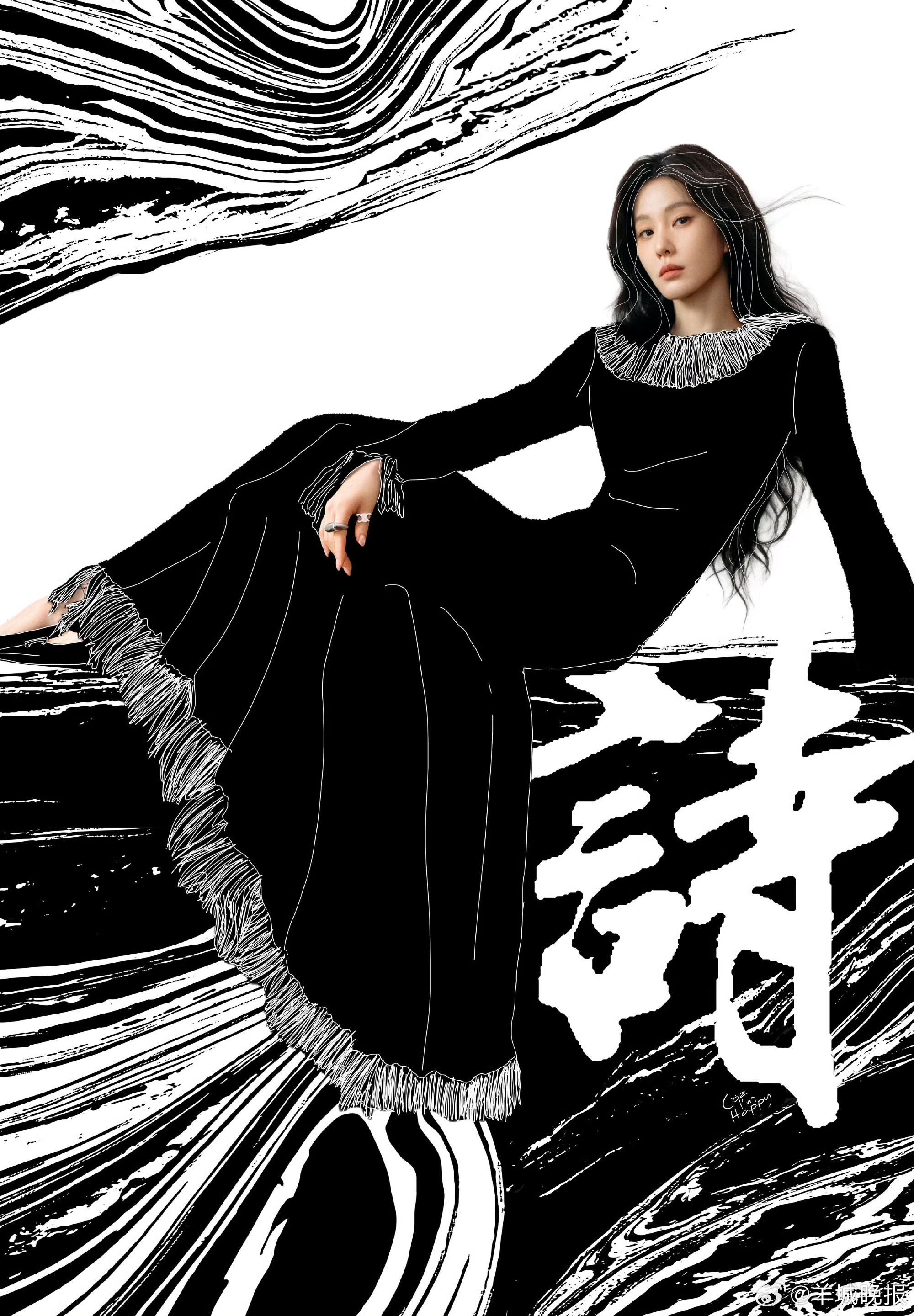 【收藏！女明星的黑色礼服大赏】当聚光灯亮起，黑色便是女明星们最锋利也最优雅的战袍