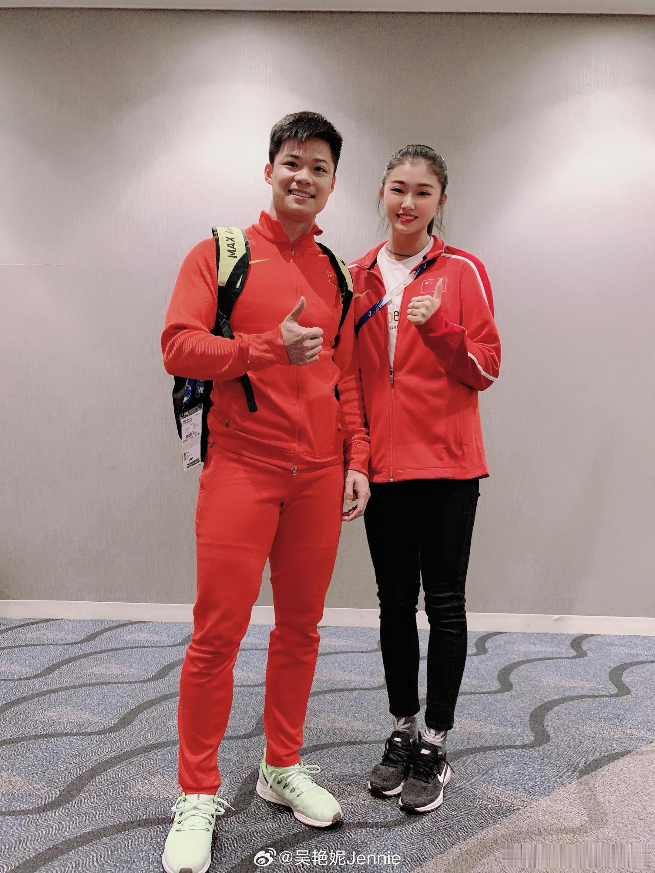 吴艳妮祝福苏炳添这张照片是2019年横滨接力赛时拍的，那两年也是苏神真正巅峰期的