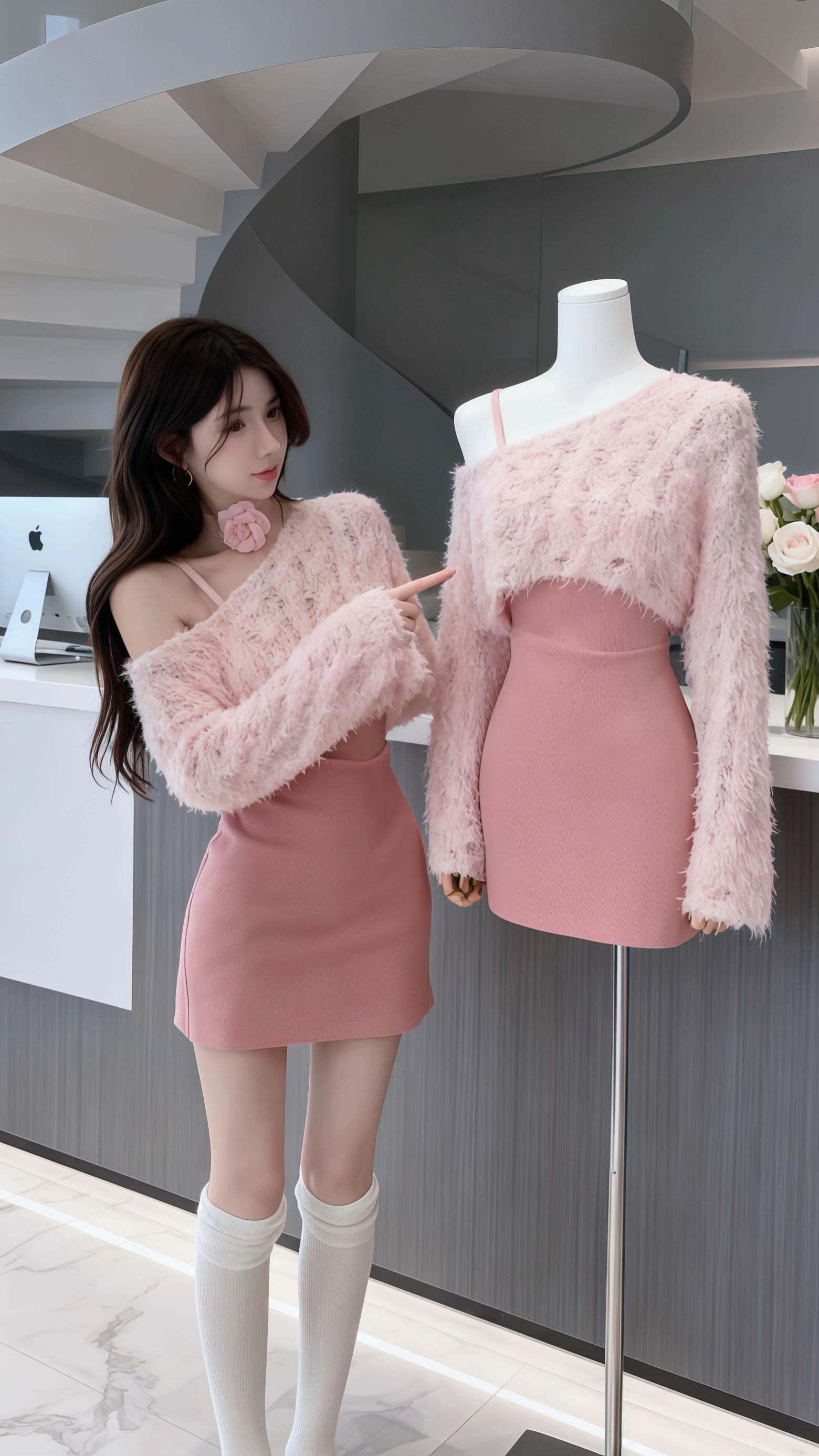 甜美穿搭 约会穿搭 气质仙女裙穿搭 ootd博主日常穿搭 女神范名媛裙