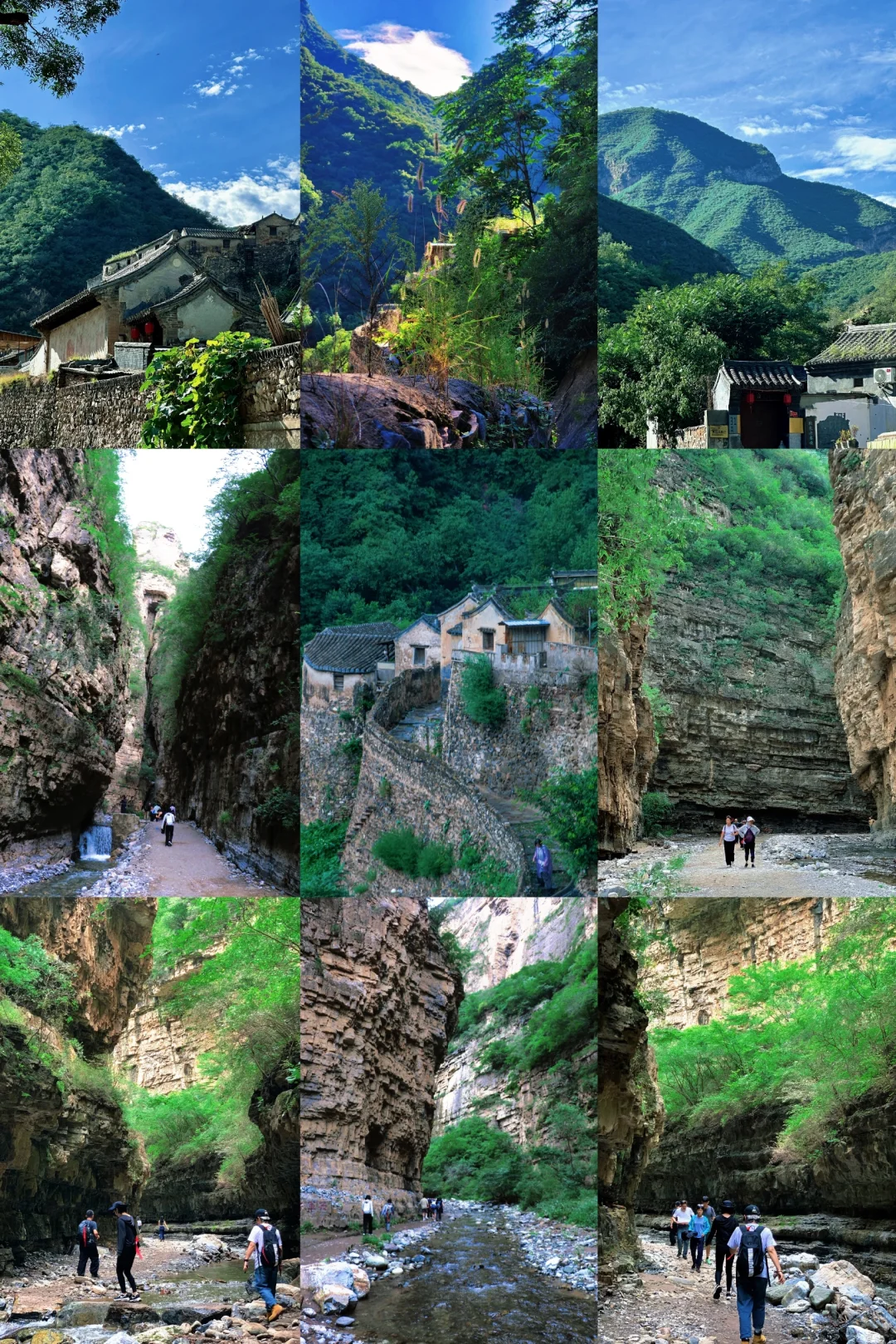 龙门涧，天津周边最美峡谷，徒步古村落
