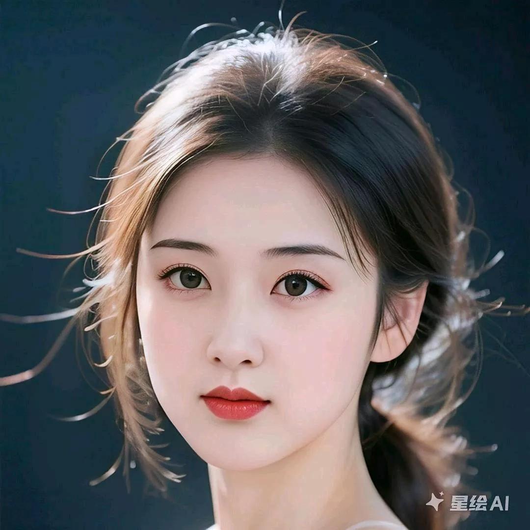 优雅如画，温柔似水，星绘AI创造的梦幻少女ai梦幻美少女 ai梦幻星颜 ai紫梦