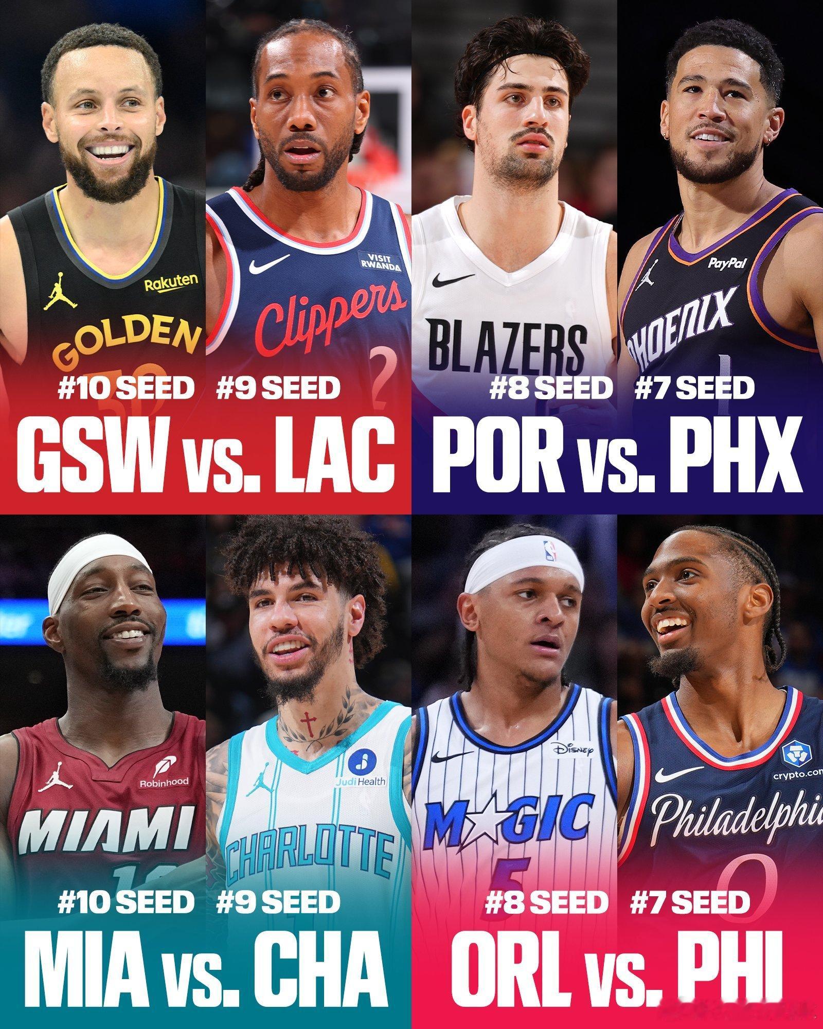 NBA2025-2026赛季NBA 附加赛明天开始，play in附加赛往年赛况