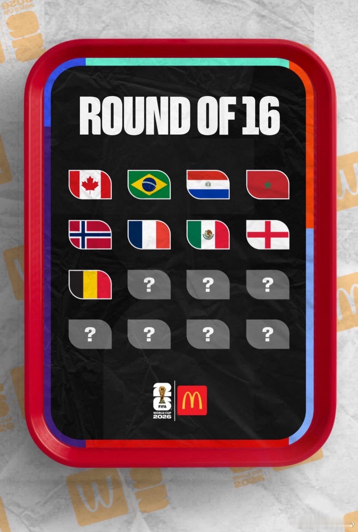 世界杯16强已定9队世界杯 随着比利时3-2淘汰塞内加尔，2026美加墨世界杯1