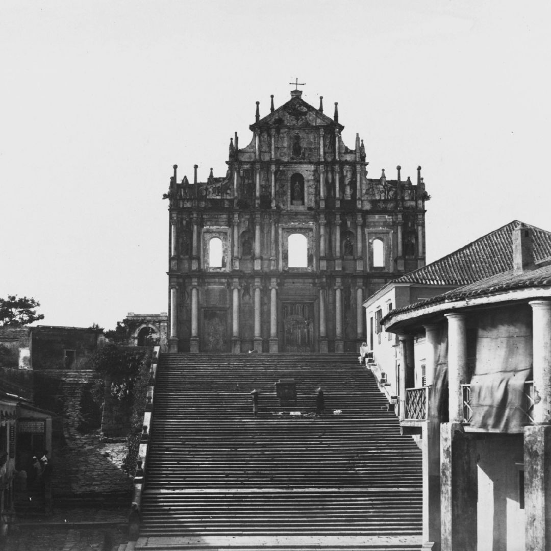 澳门大三巴牌坊（1870-1911年间）