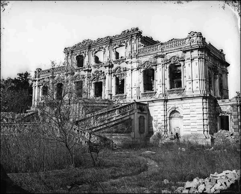 圆明园-西洋楼，恩斯特.奥尔玛 Ernst Ohlmer 摄于1873年。