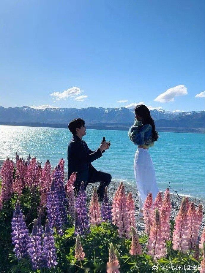 蔡昆廷向郭旭求婚  蔡昆廷向郭旭求婚成功了！”5年前你出现在我的生命里 从那天起