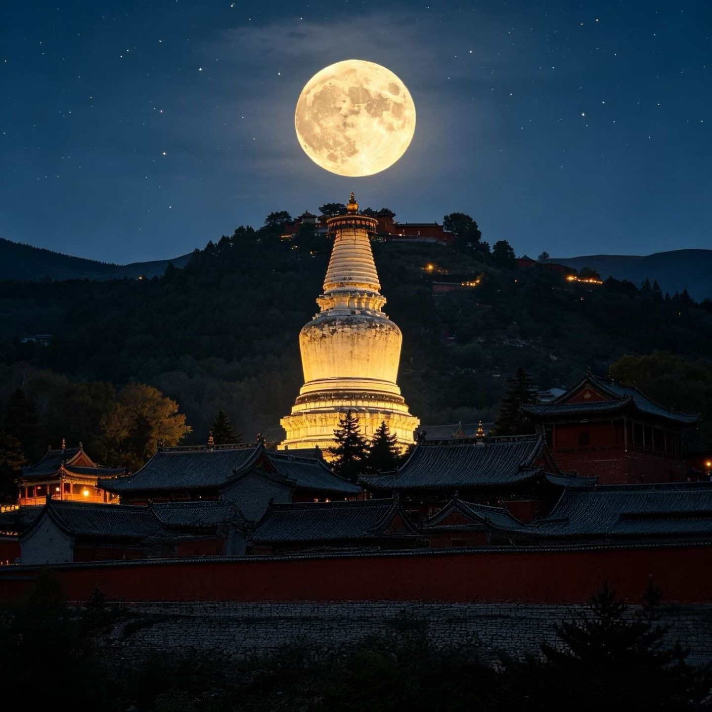 丙午年八月十五劝勉文序 岁在丙午，时值中秋。金风送爽，古松凝翠，一轮明月，朗照大