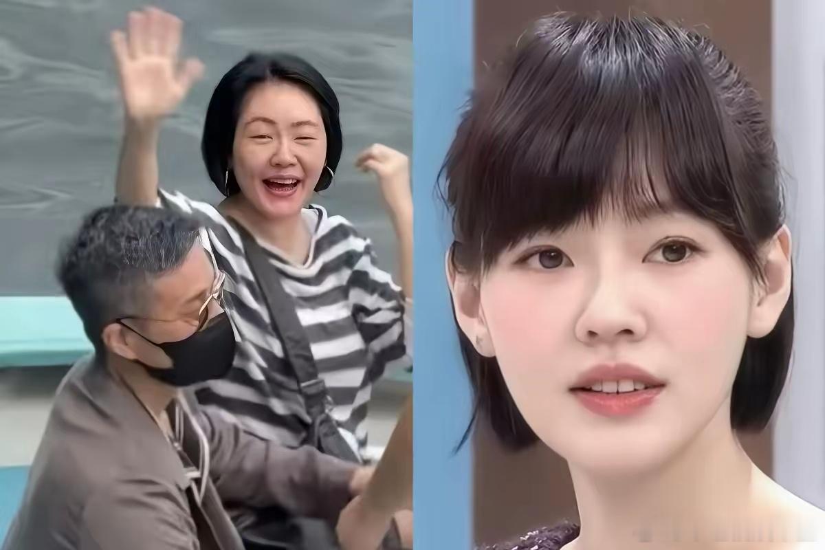 我跟你讲，看到小S和她那头发都白了的老公在香港摩天轮码头笑着乘船的照片。我第一反