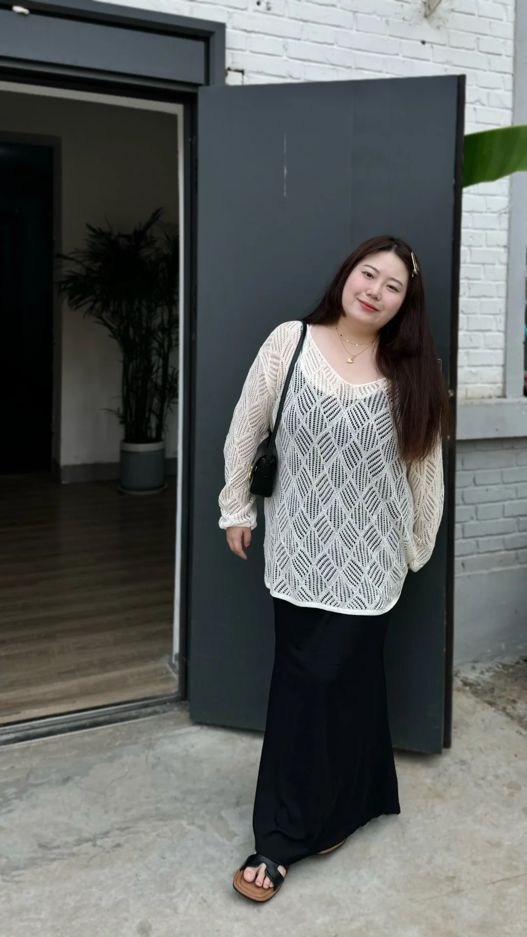 160斤 大码女孩的早秋慵懒风穿搭