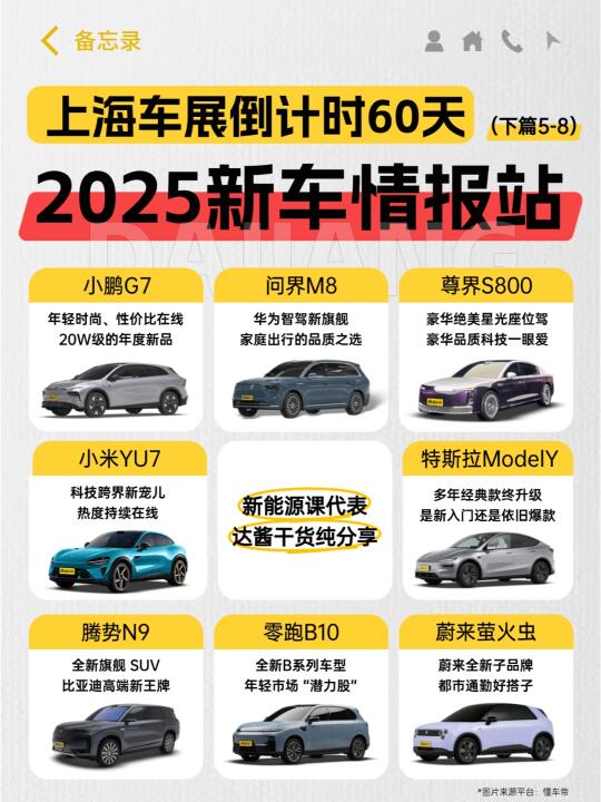 🚗2025新车情报站｜今年还没买车的看过来