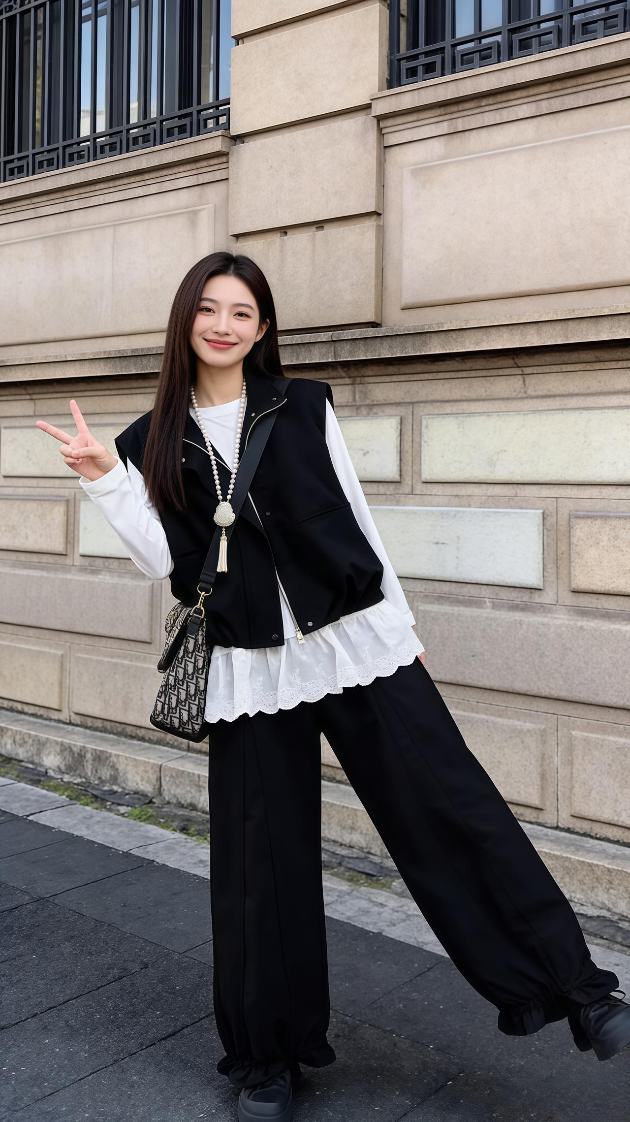 穿搭春日穿搭时尚套装今天穿什么 气质穿搭