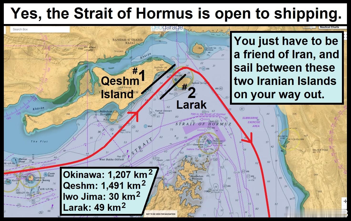 一个对美国特朗普总统地面进攻霍尔木兹海峡的评估：我制作这些地图是因为我确信大多数