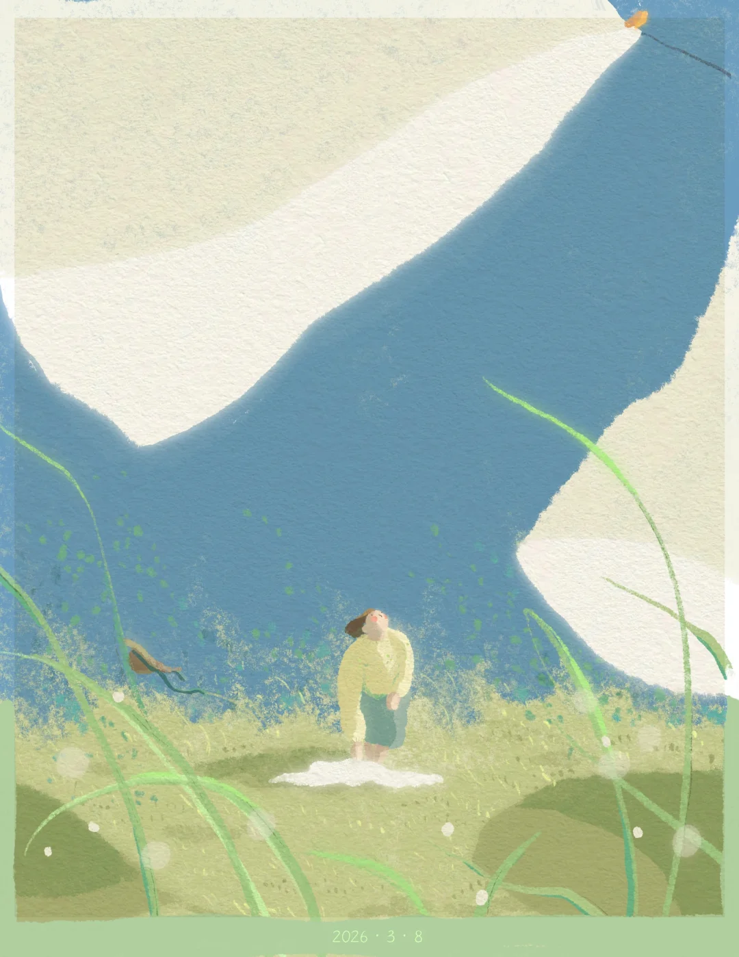 在这宽大明亮的世上☁️