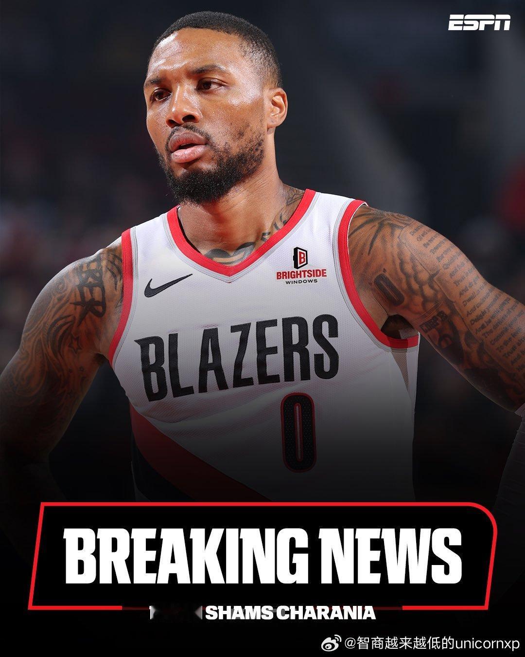 利拉德重返开拓者开拓者杨瀚森NBA[超话] ​​​