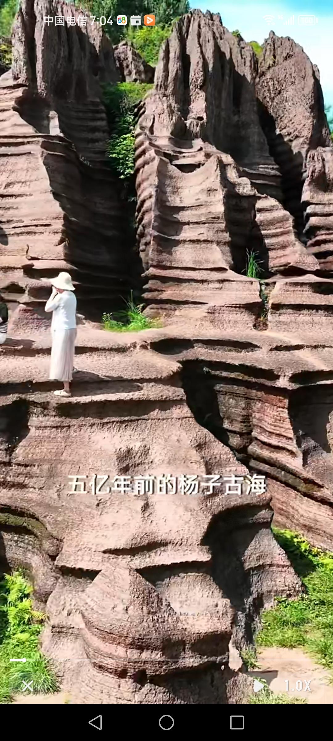 湘西寒武纪海底奇观，简直是一部四亿五千万年的地质史诗。就像山东宁阳高铁工地，一铲