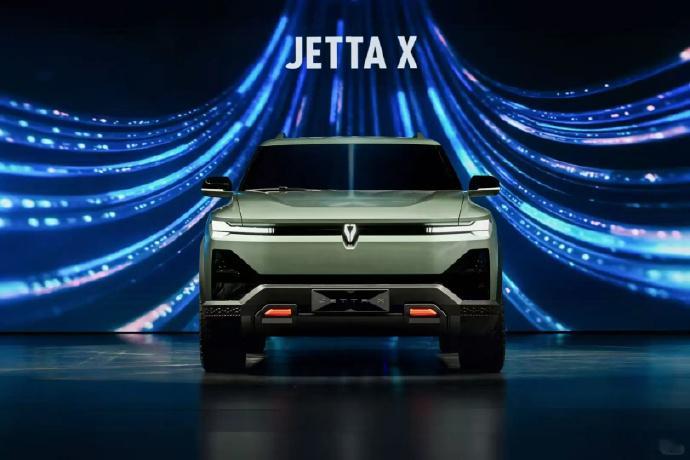 捷达首款新能源概念车JETTA X首发，镂空版深蓝？ 