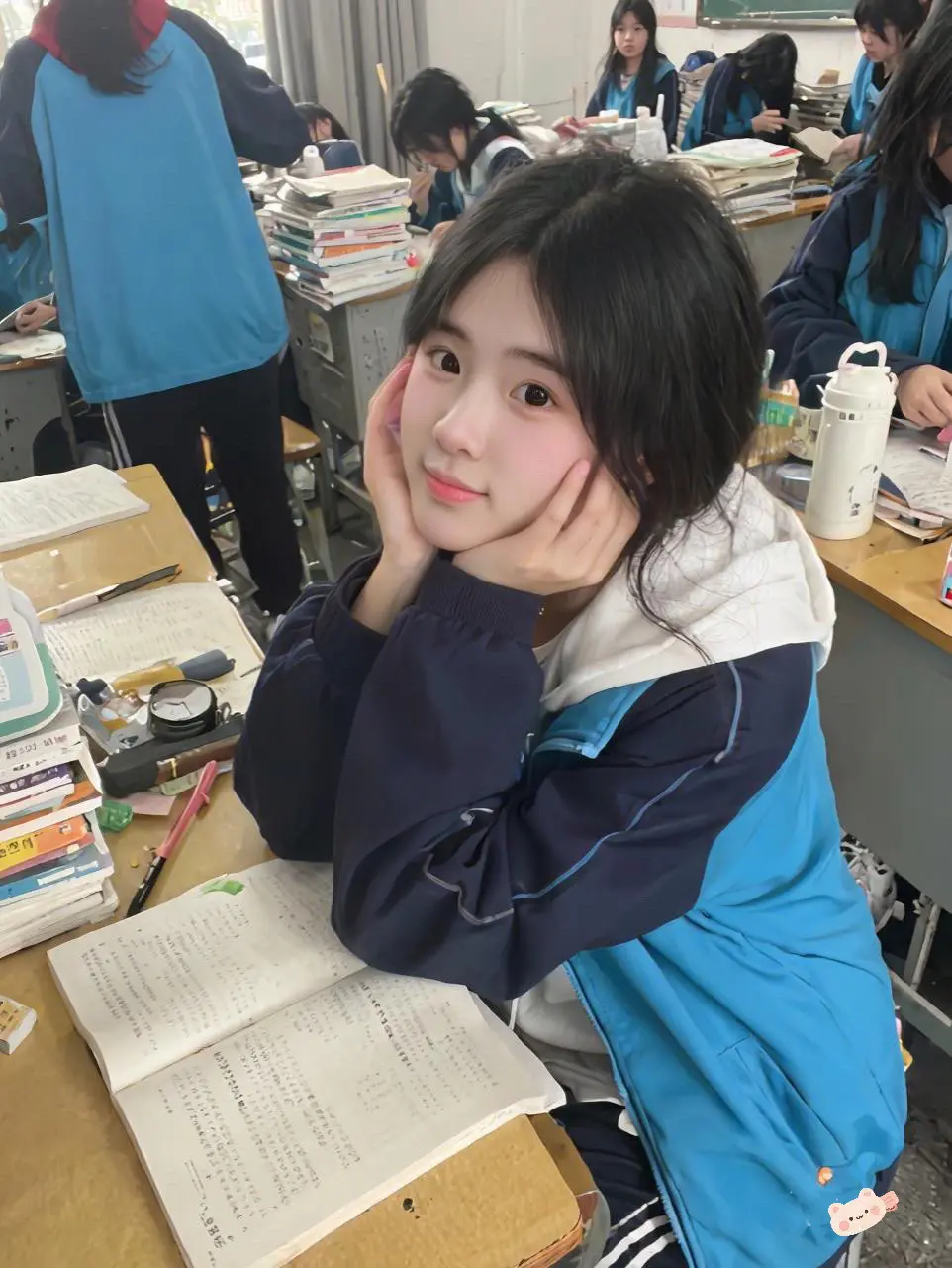 16岁那年 我会因为发现今天的自己有些漂亮而高兴 会偷偷的蹭到同桌耳边...