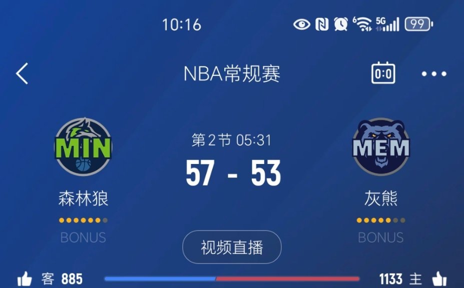这俩队真特么天赋对决！森林狼vs灰熊 ​​​