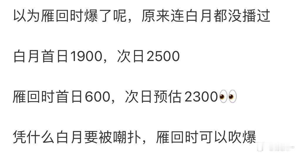 贵女是晚上7点播出的， 第二天云合就第三名了，已经有九重紫的架势了[思考] ​​