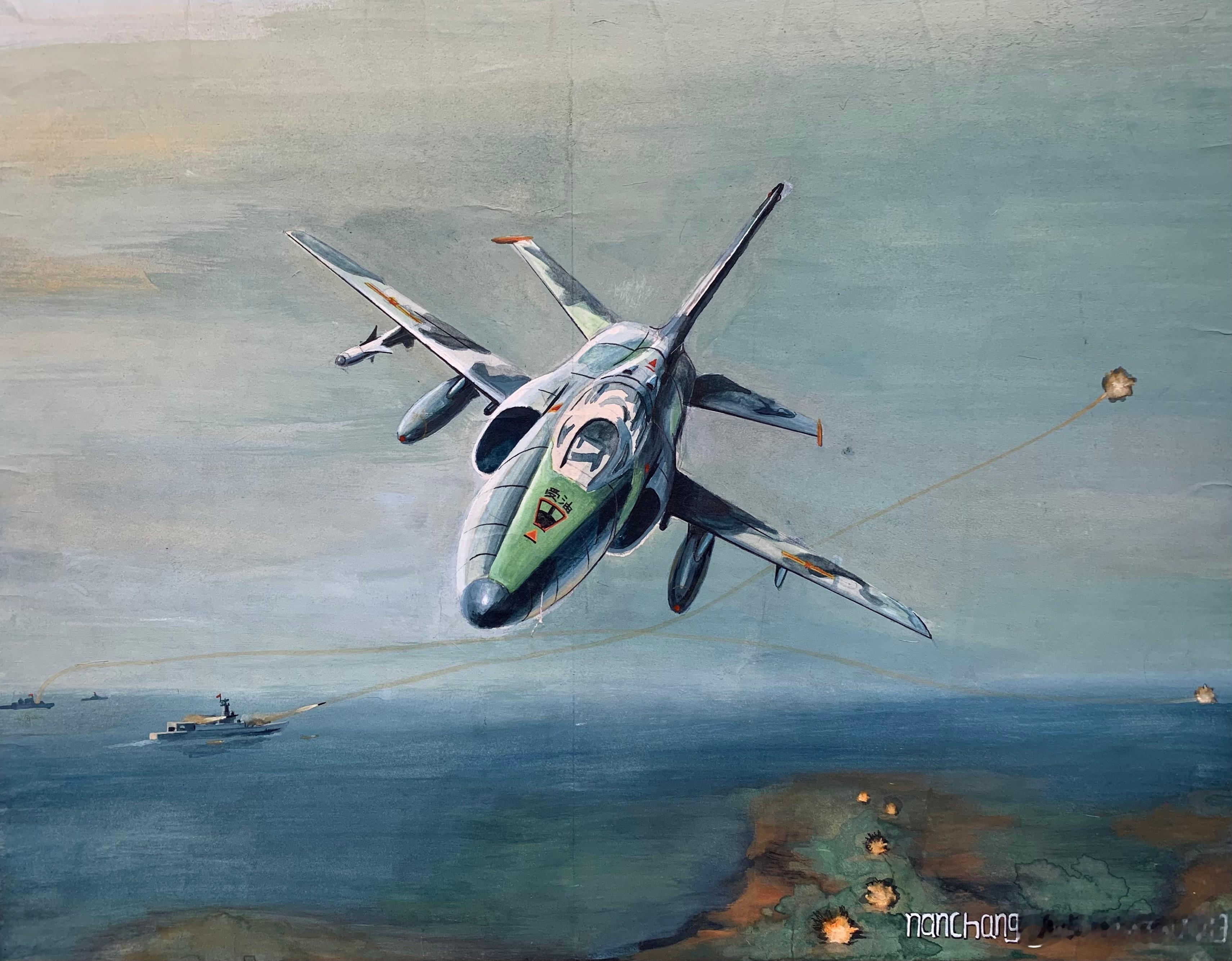 90年代作品｜海空协同，强5与江卫 ​​​