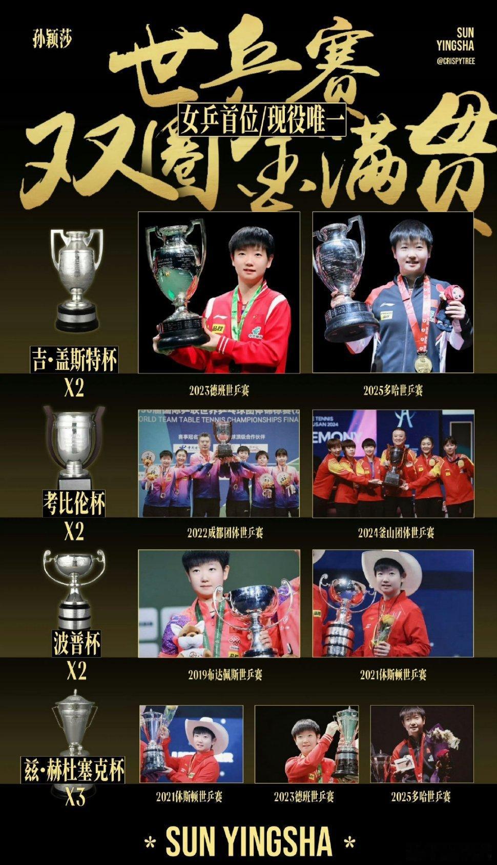 孙颖莎投票  少年负壮气，奋烈自有时。孙颖莎身上闪耀着国乒未来的光芒——技术顶尖