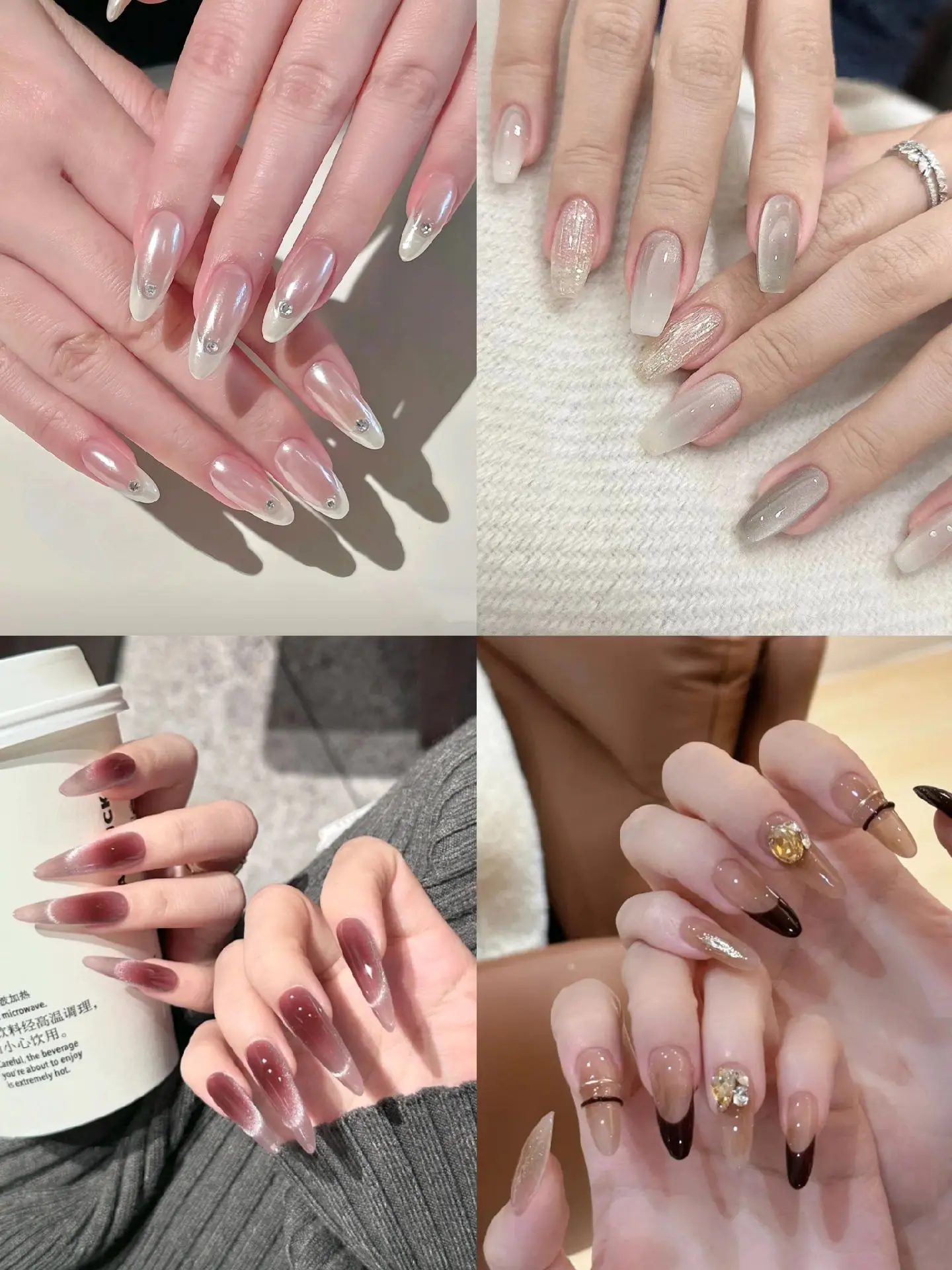 入冬后的第一款美甲💅🏻显白高级又气质！！不知道做什么款式点开图片慢慢挑~