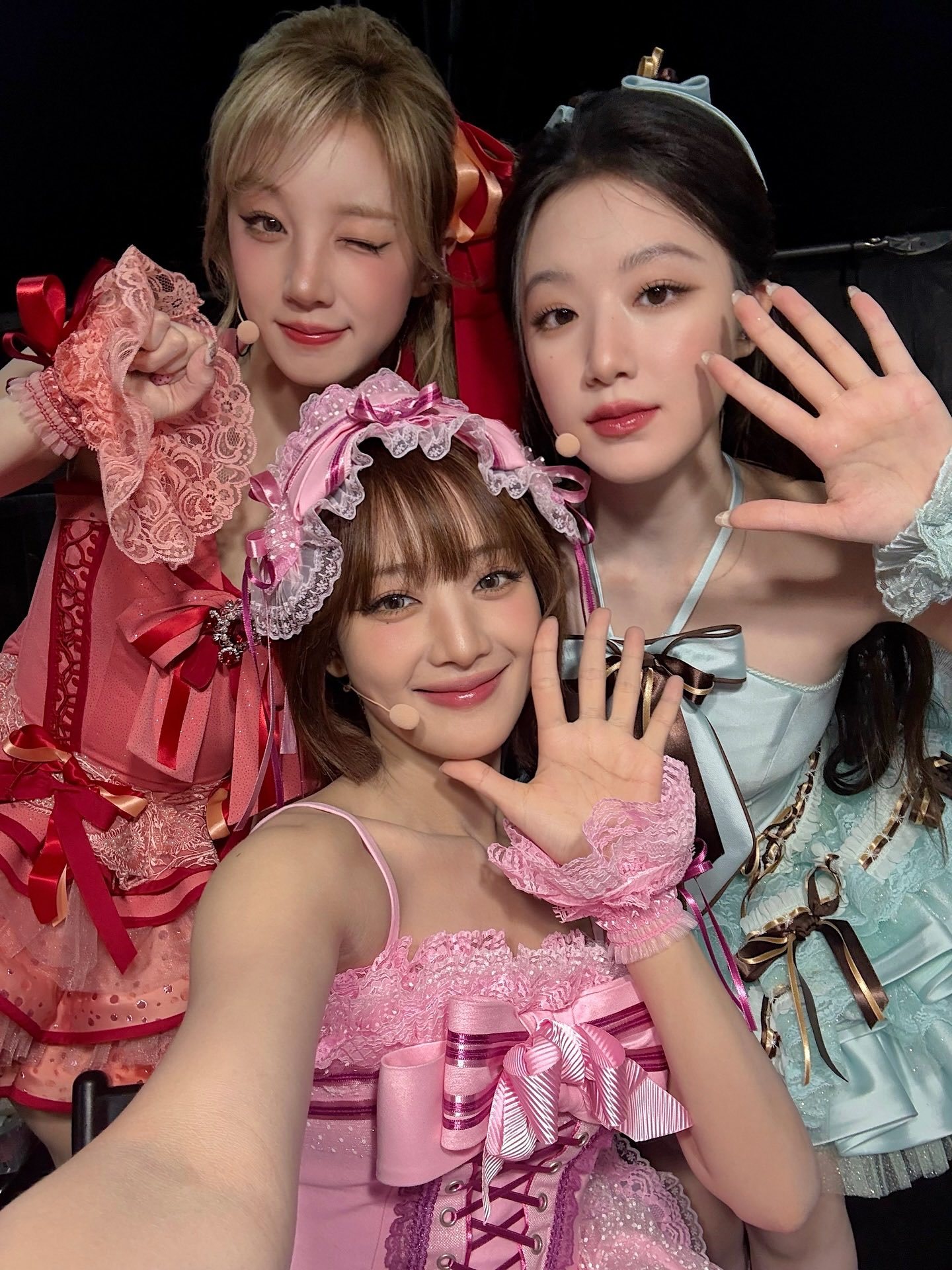 雨琦 & Minnie & 舒华 三只小蛋糕🧁🎀❤️🩷🩵 ​​​