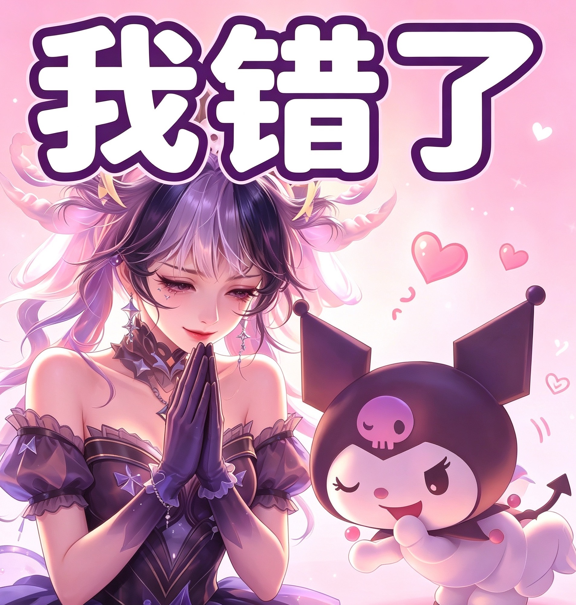 自制孙尚香×美乐蒂表情包九宫格🥰日常聊天梗图，甜系大小姐上线！孙尚香珍品无双皮