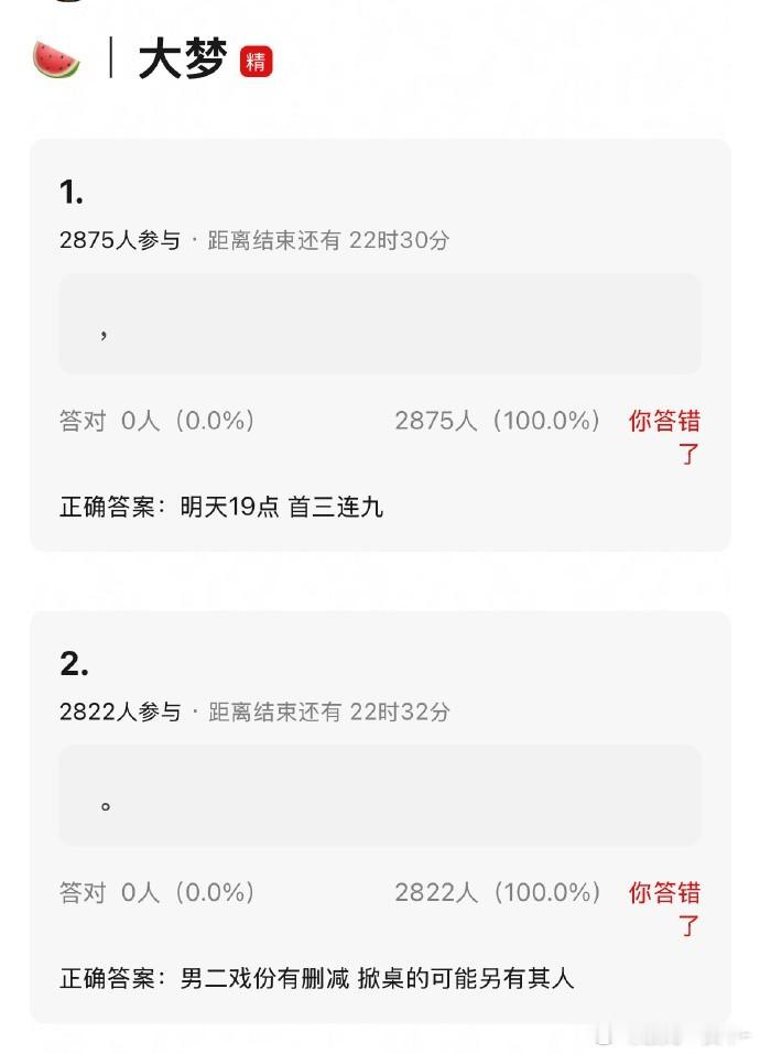 有爆料说大梦归离男二田嘉瑞戏份有删减可能掀不了侯明昊的桌 会是这个男n闫桉吗？ 