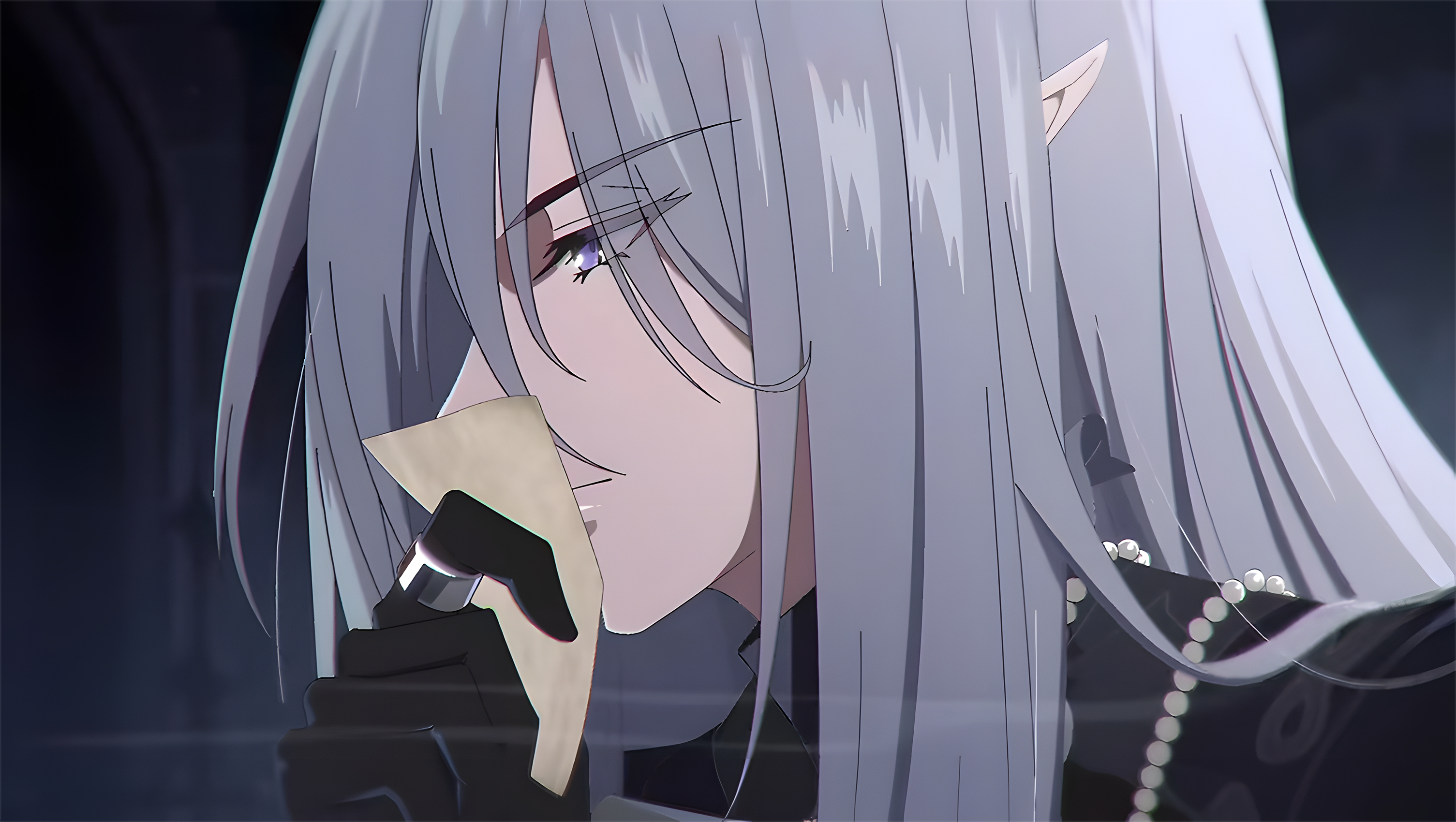 叶瑄 ——六周年纪念版本「永夜之城」pv截修无字 叶瑄SSR【荆棘之花】抱图留名