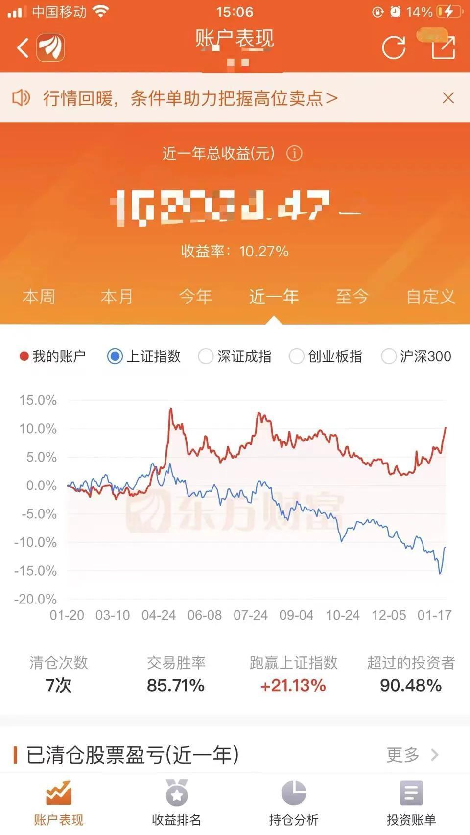 补充说明一下：这个不是信用账户，也不是大账户，就不到200万满仓，但为啥公布这个