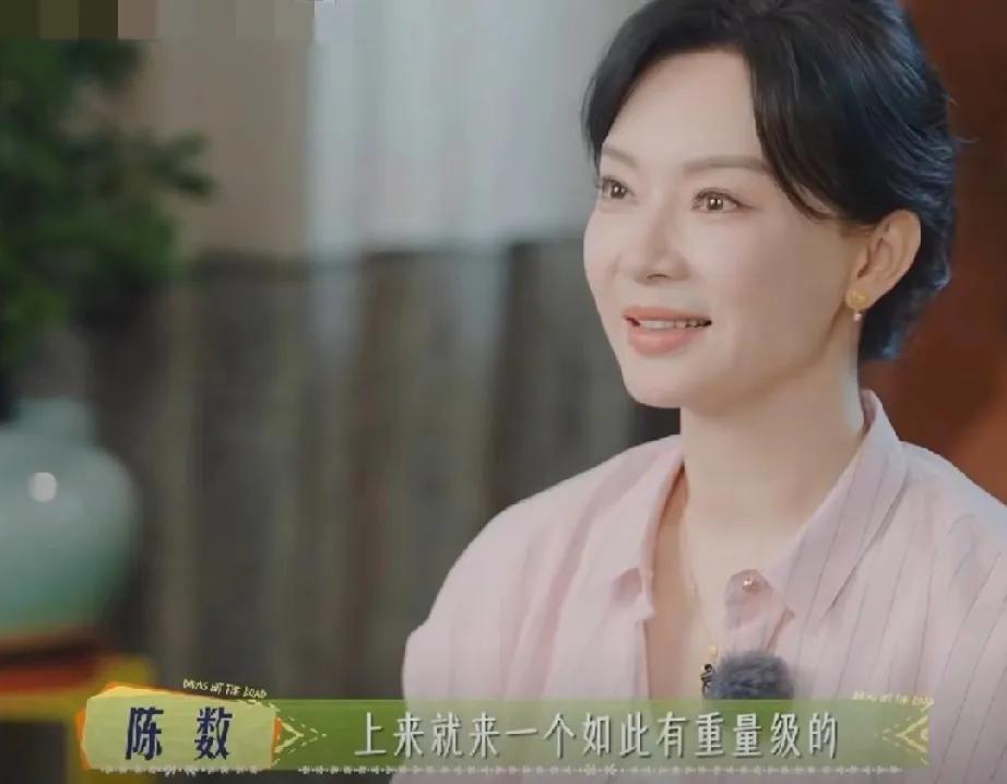 陈数，真的挺不错的
陈数说:“《花儿与少年》算是我第一次参加所谓的真人秀节目，上