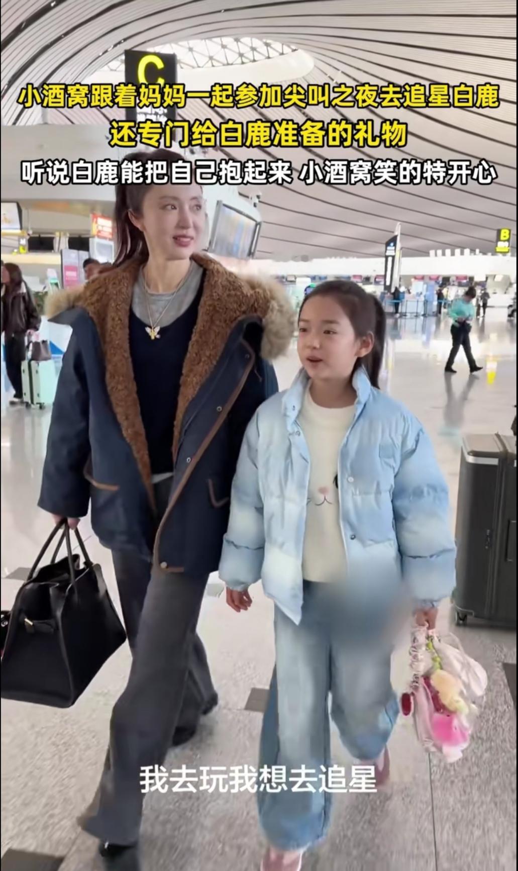 尖叫之夜最萌观众诞生！不是来追星的大人，而是个叫小酒窝的小朋友，专门冲着白鹿来的