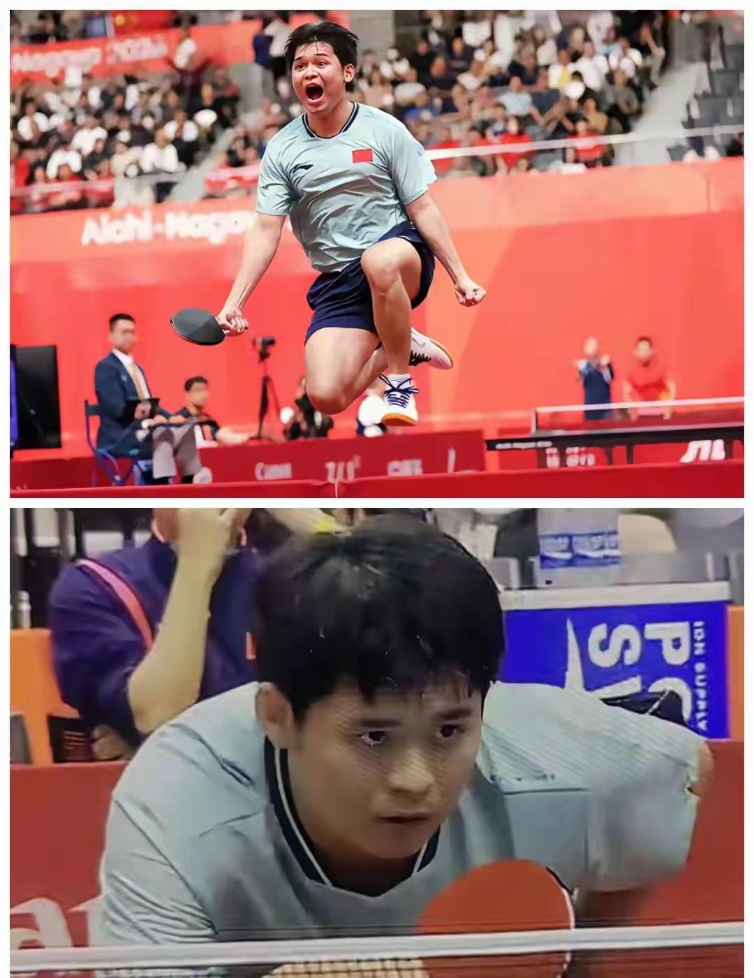 林诗栋夺冠了，兴奋之余跳了很高很高，中国大满贯小石头未能参赛，有人就拿这个说事，