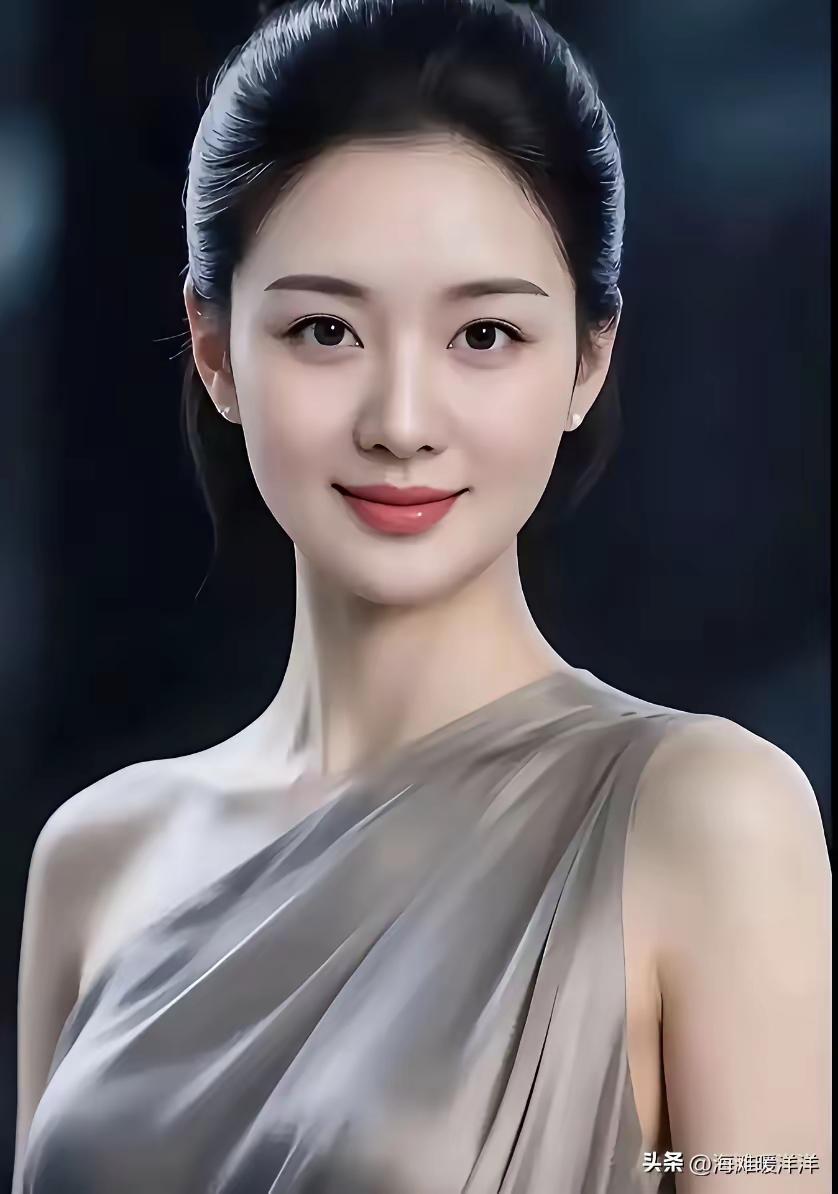 这姑娘打扮得真优雅。