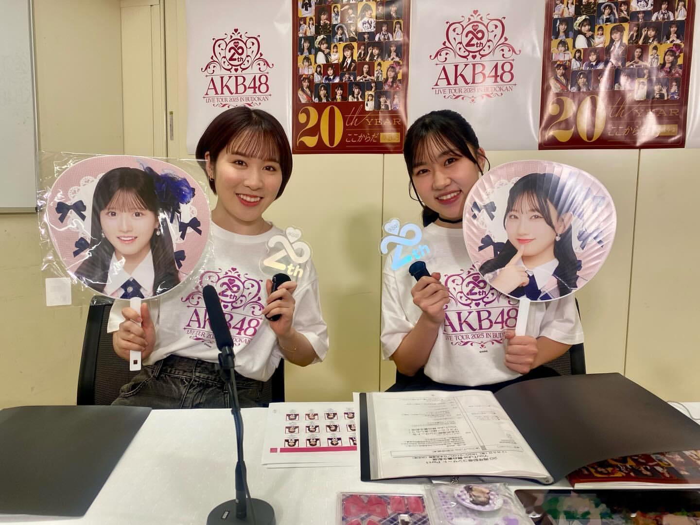 平野美宇：在AKB48 20周年演唱会的后台直播中，我有幸和铃木梦一起担任了首次