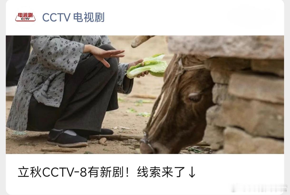 CCTV电视剧持续的剧宣～《生万物》秋收冬藏，万物美好！生万物定档 ​​​