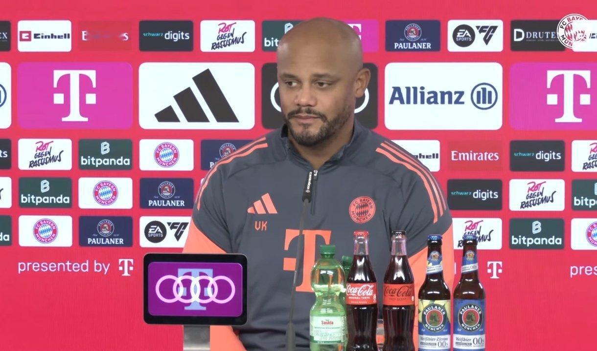 【孔帕尼：阿芳能在对阵美因茨的比赛中复出，整个慕尼黑都会祝福温哥华】孔帕尼：“阿