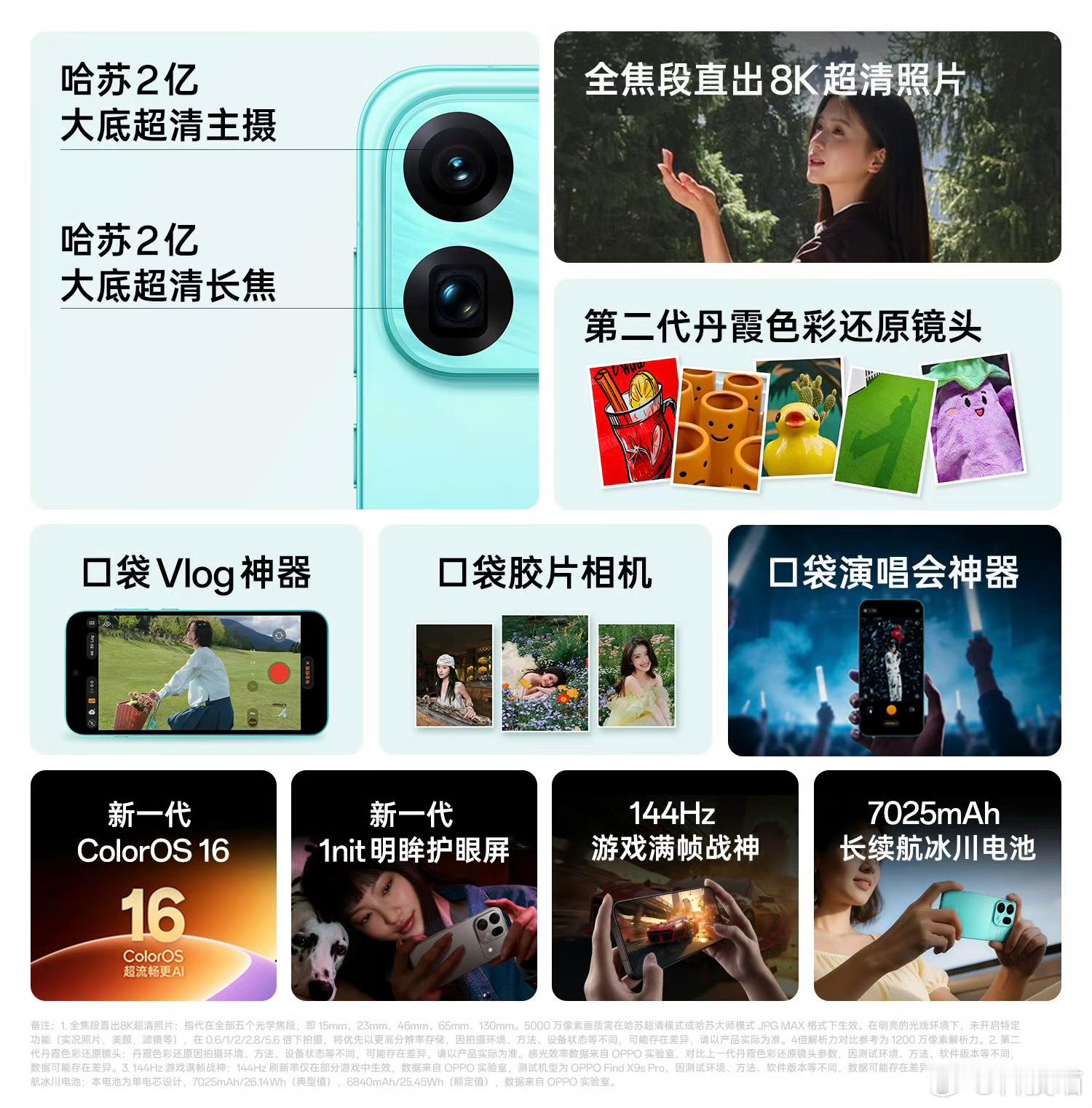 OPPO Find X9s Pro哈苏2亿大底主摄+2亿长焦全焦段直出8K第二代