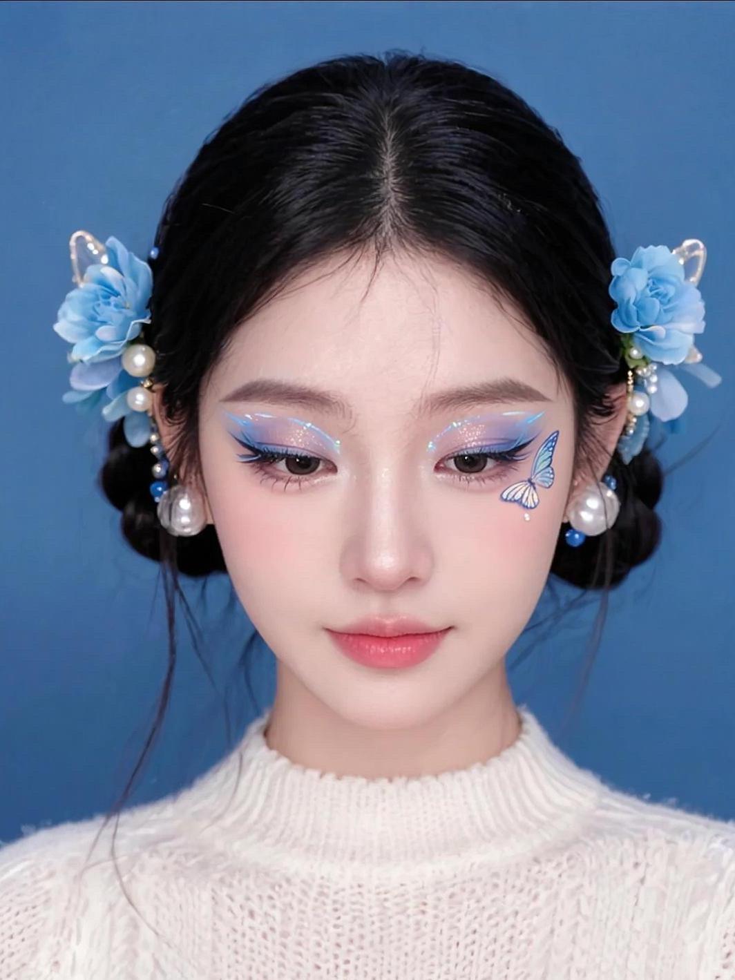 快来试试这绝美的ai妆效