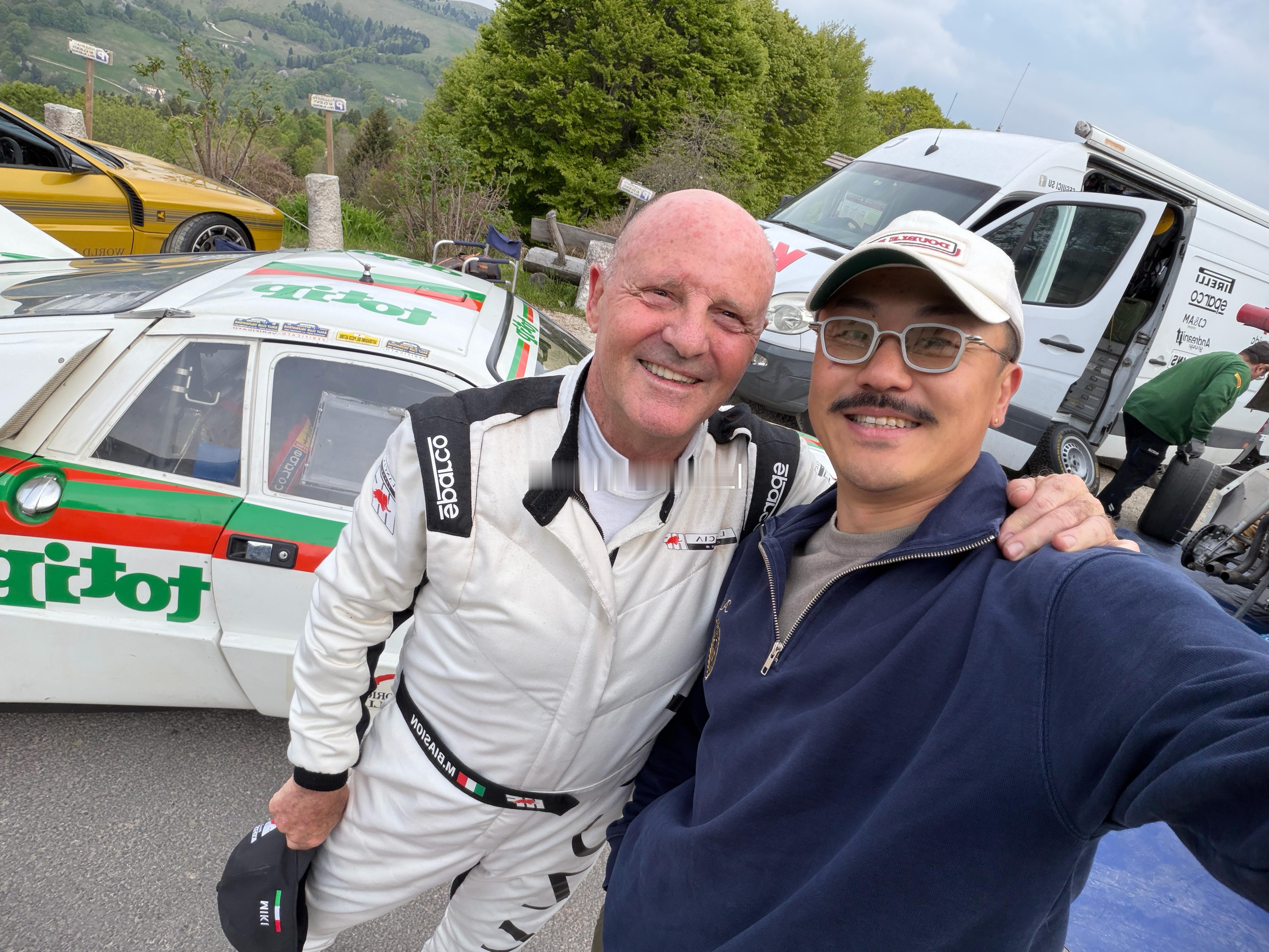 早有人认识这位老先生吗？他可是意大利国宝级传奇车手之一❗️梦想家ALI 意大利·