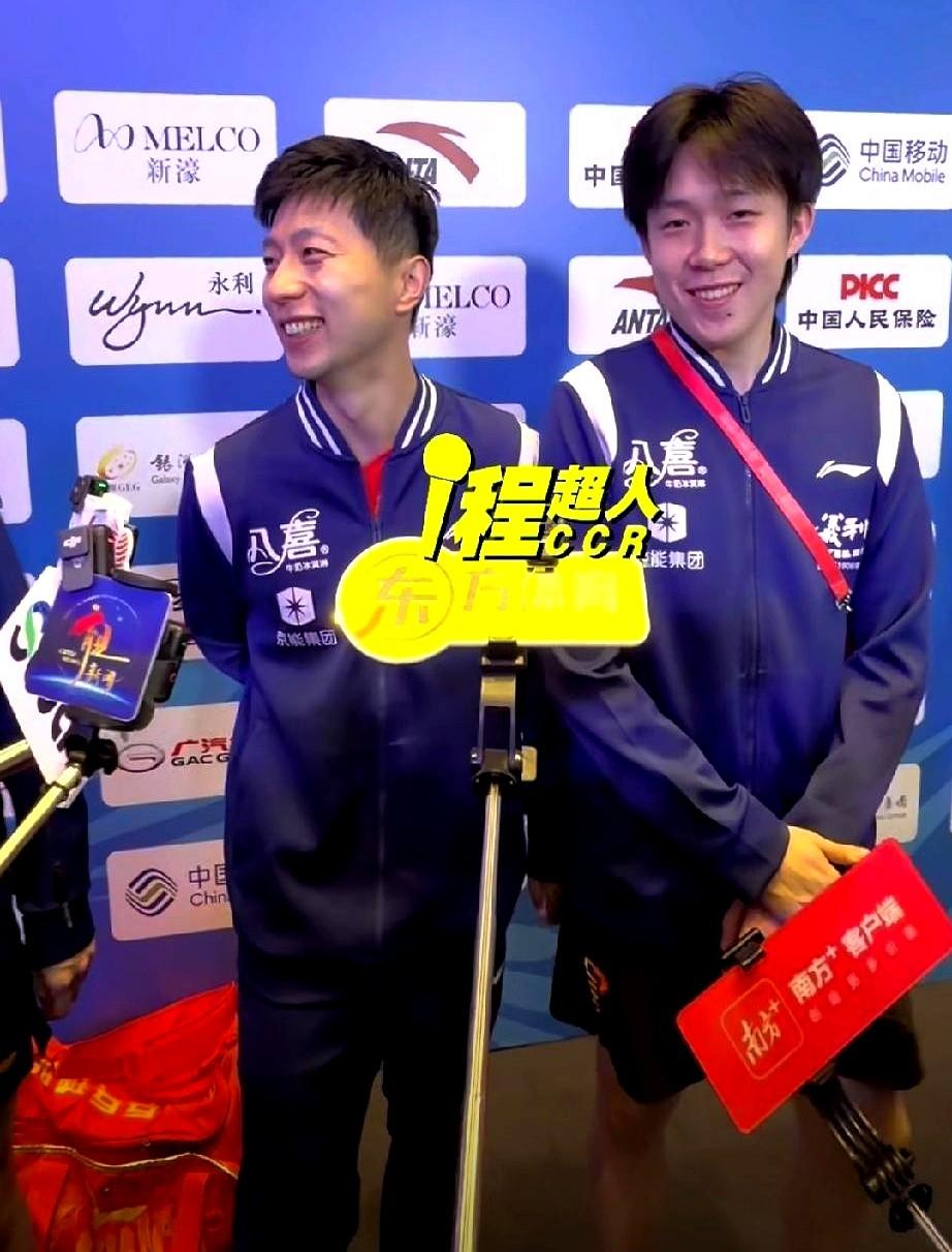 文章标题：眼神里都带着笑意——王楚钦幽默调侃马龙，师徒互动暖心又欢乐

在北京男