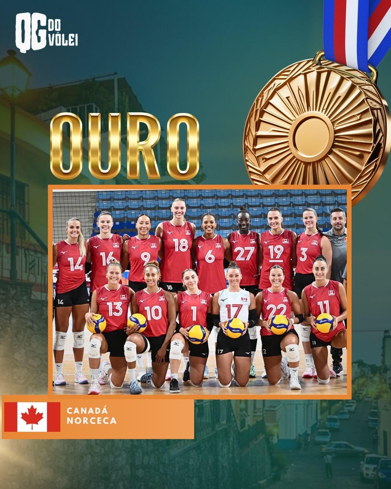 🔥创造历史｜加拿大首夺中北美女排锦标赛冠军🇨🇦加拿大 3‑2 🇺🇸美国